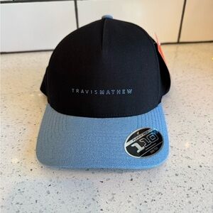 TravisMathew SAMPLE Flexfit Hat Black | Main Port 1MAA144 | NWT